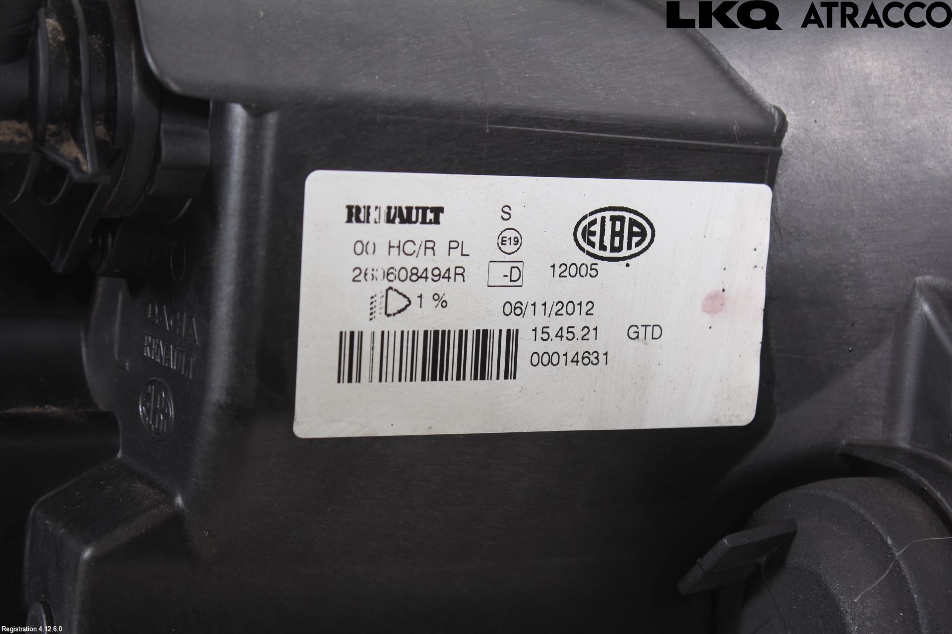 Dacia SANDERO/STEPWAY 13-20 Strålkastare Vänster