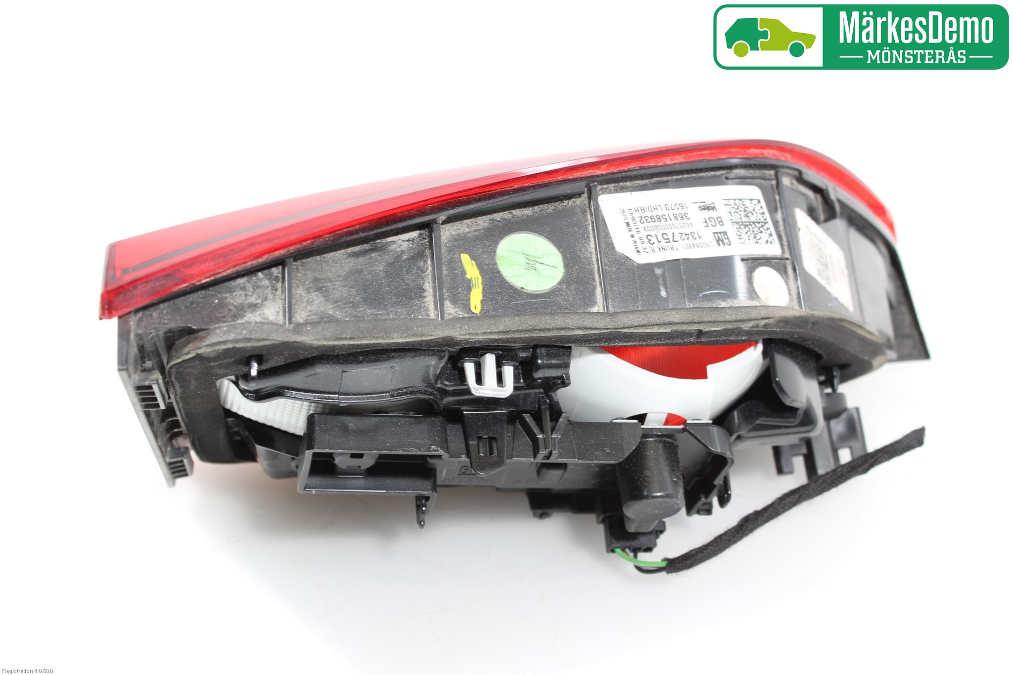 Opel ASTRA K 16-22 Bakljus Lucka Hö