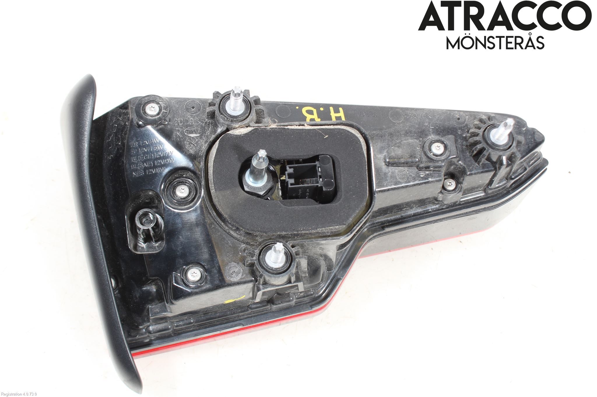 Audi A4/S4 B9 16-19 Bakljus Lucka Hö