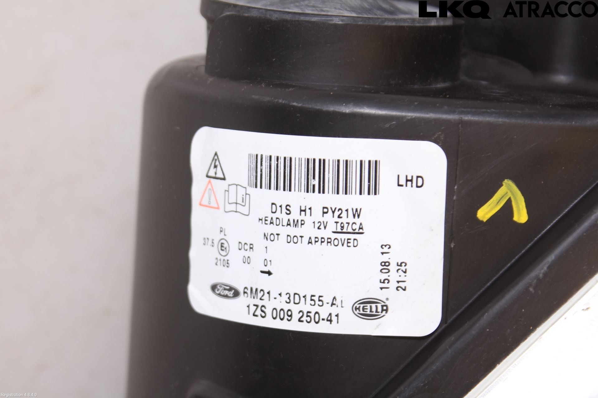 Ford S-MAX 06-15 Strålkastare Vänster