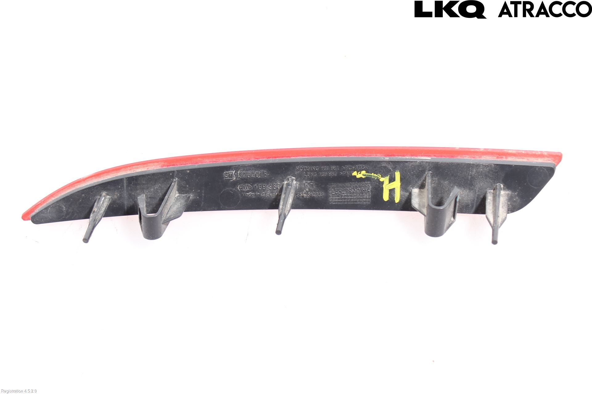 Opel ASTRA J 10-15 Dimljus/Reflex Bak