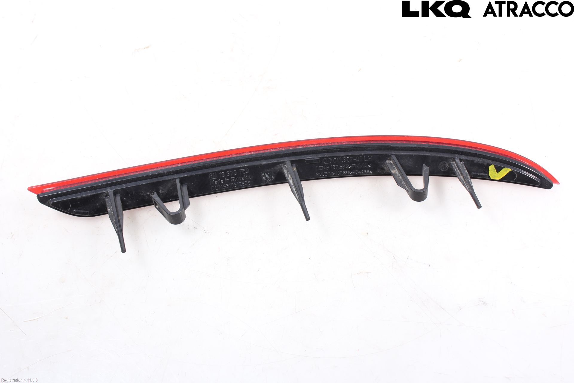 Opel ASTRA J 10-15 Dimljus/Reflex Bak