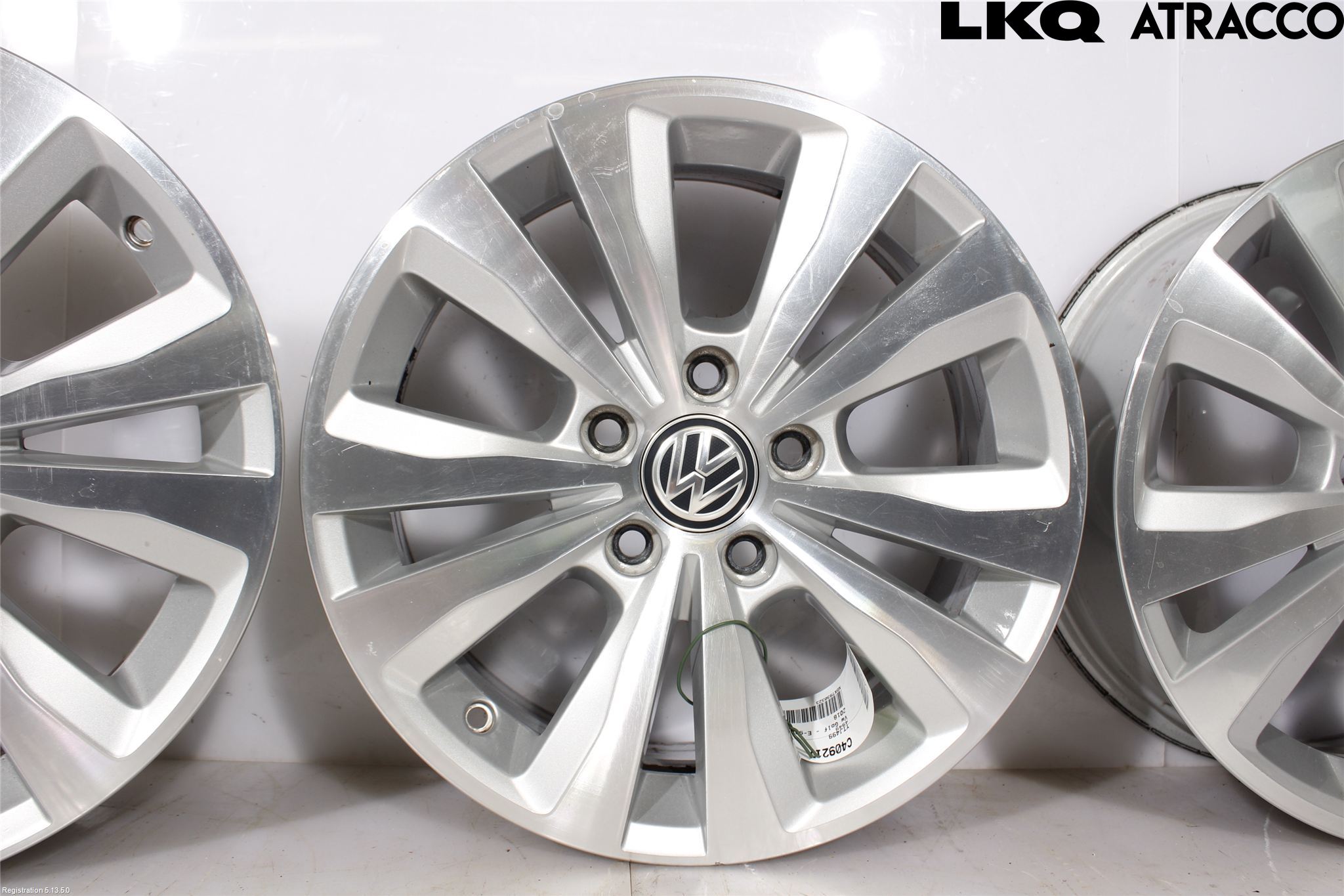 Volkswagen VW GOLF / E-GOLF VII 13-20 Fälgsats Aluminium