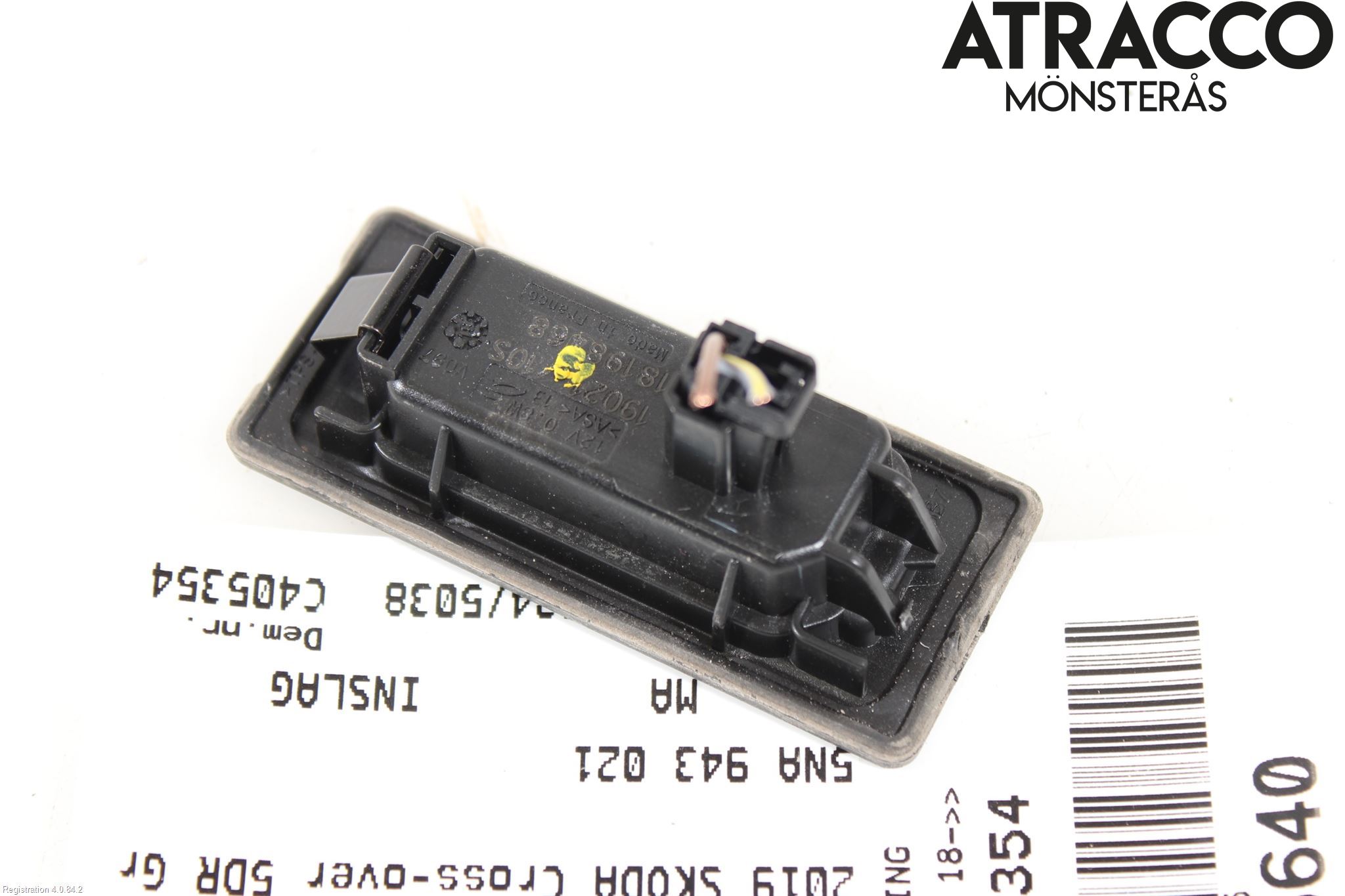 Skoda KAROQ 18- Skylt Belysning