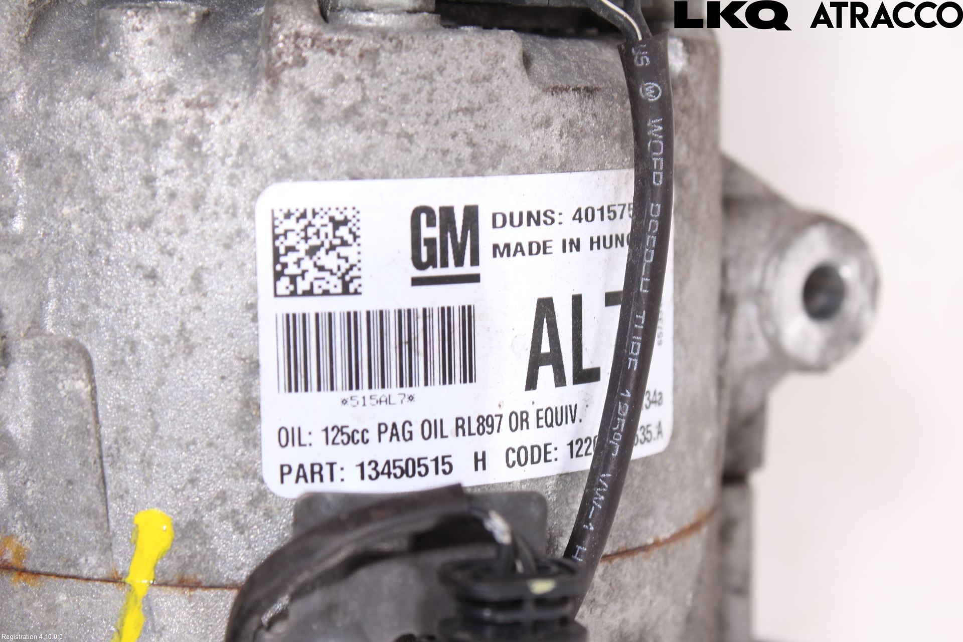 Opel ASTRA J 10-15 Ac Kompressor