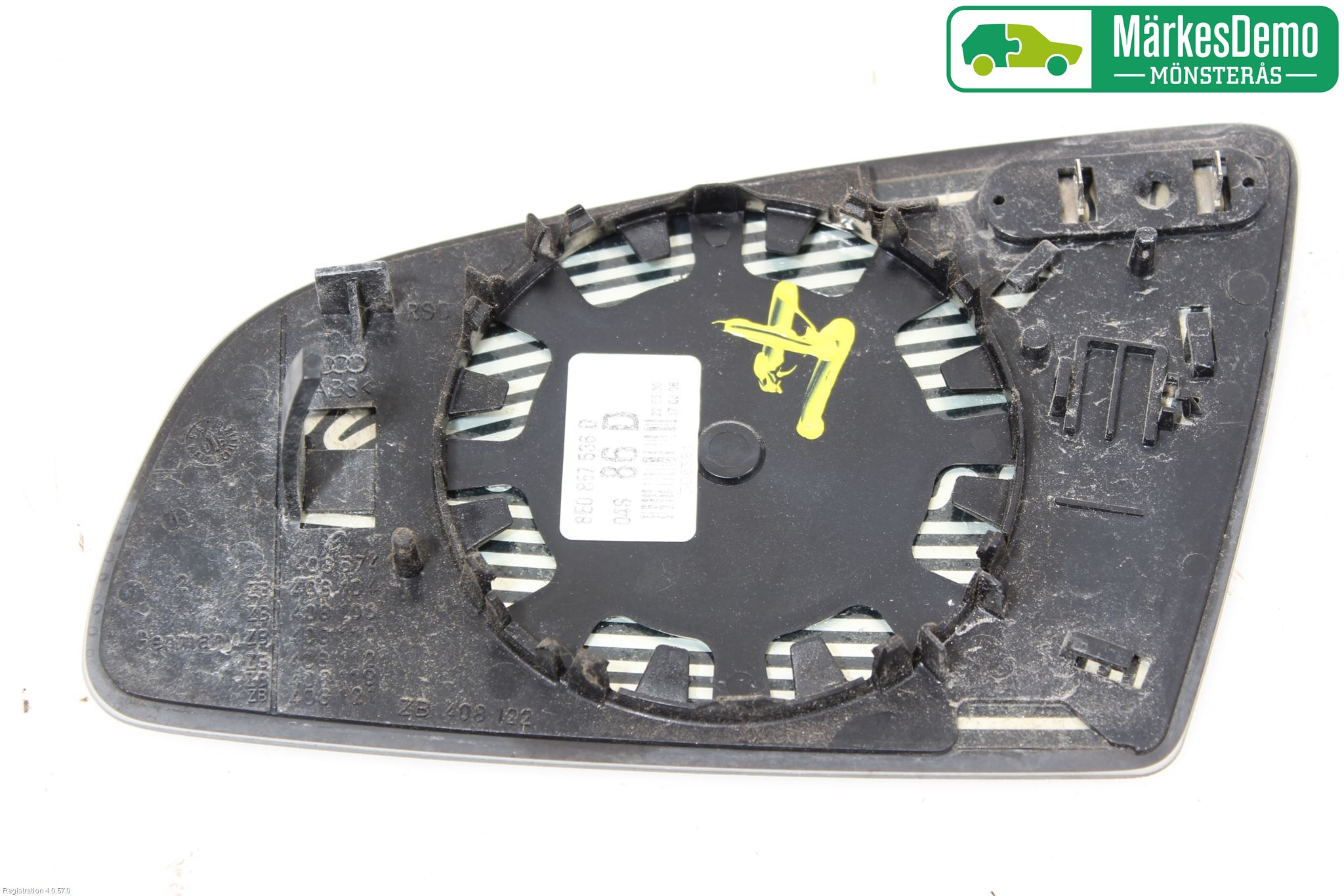 Audi A4/S4 05-07 Spegelglas Hö