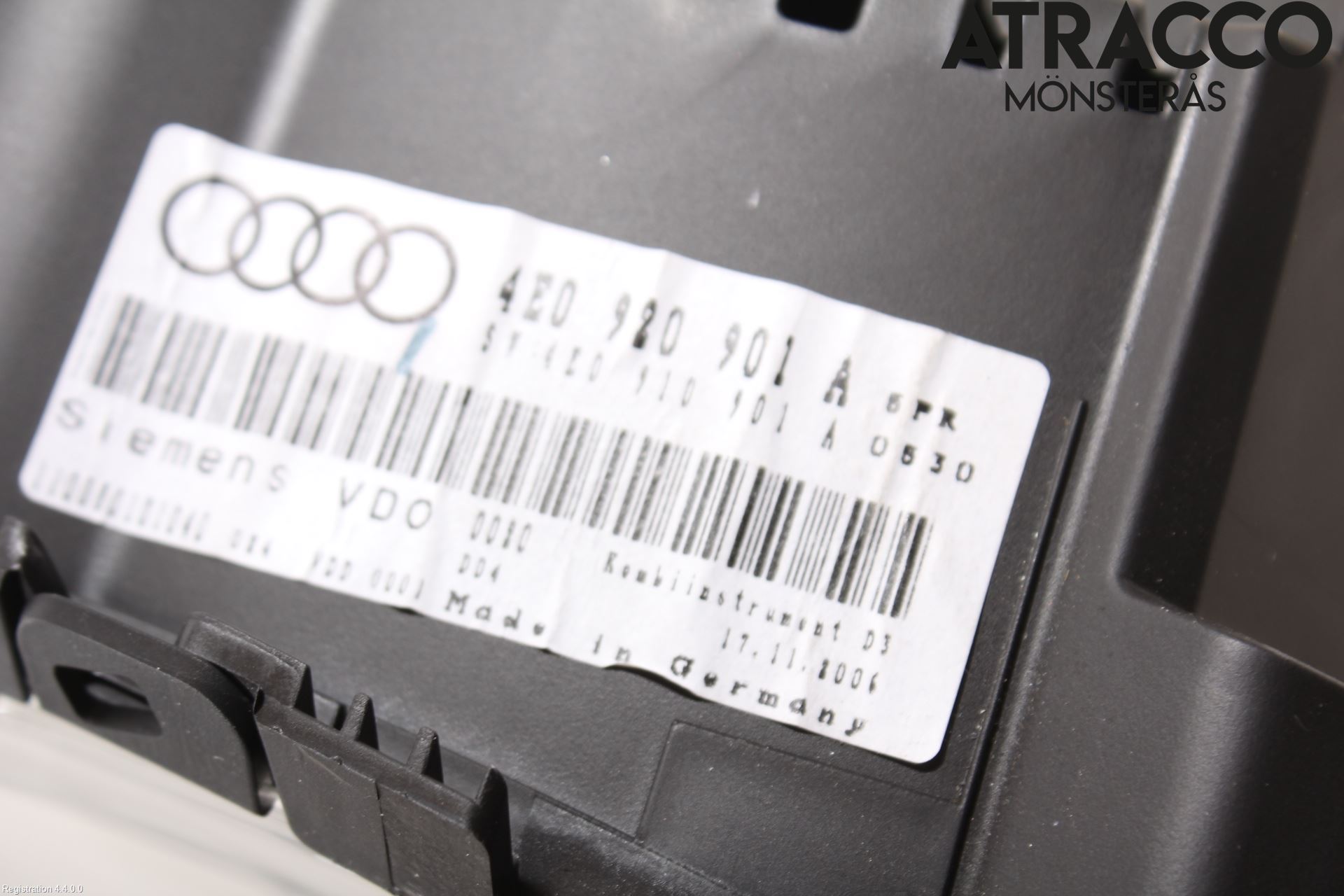 Audi A8/S8 4E  02-09 Instrument Komb