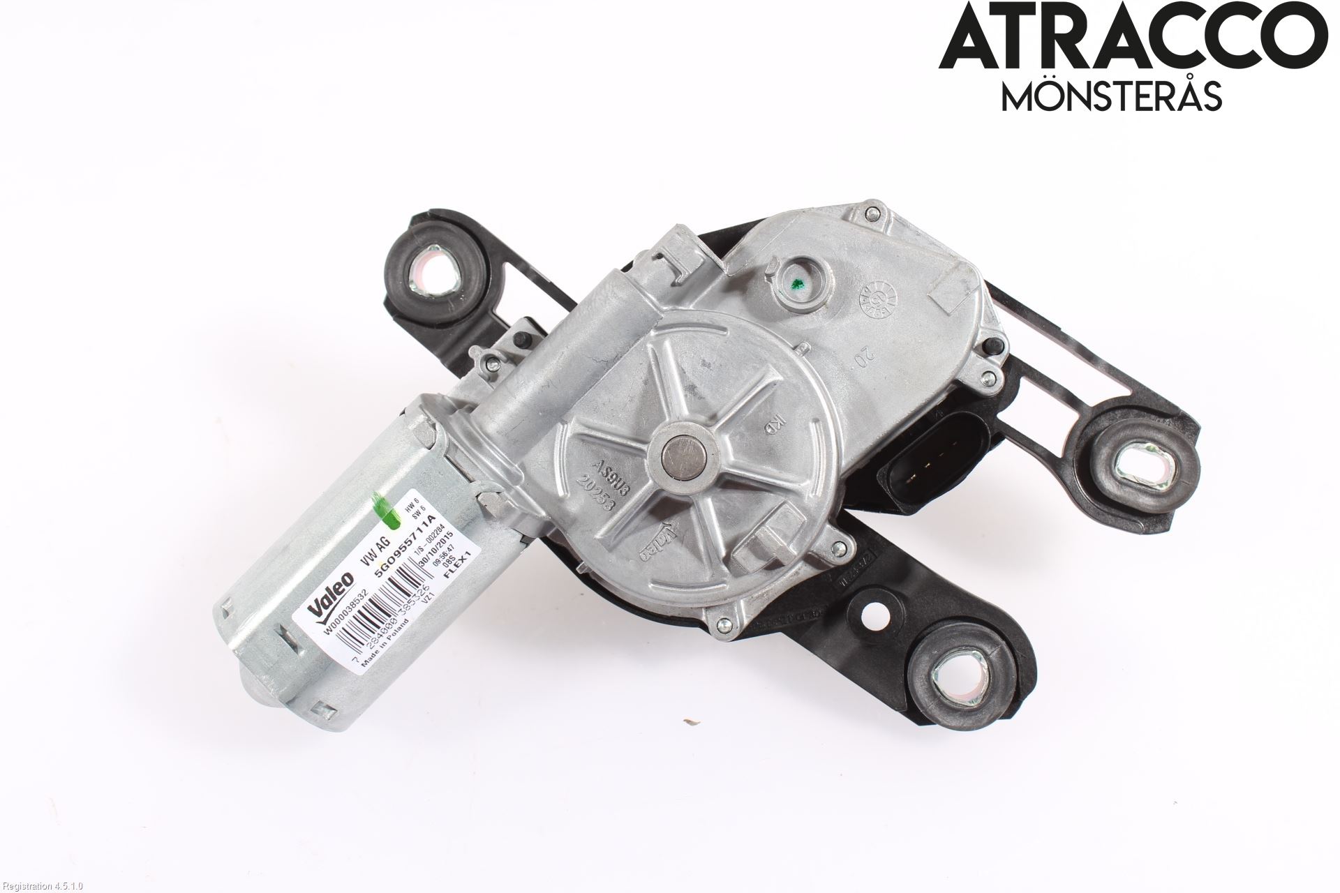 Volkswagen VW PASSAT 15-19 Torkarmotor Baklucka