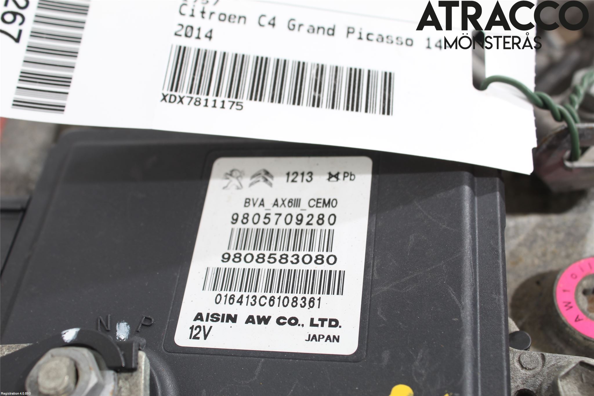 Citroen C4 GRAND PICASSO 14-18 Växellåda Automat