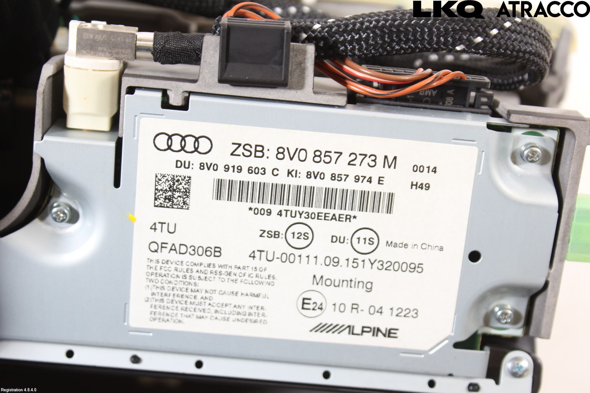 Audi A3/S3 8V 13-20 Multifunktionsdisplay