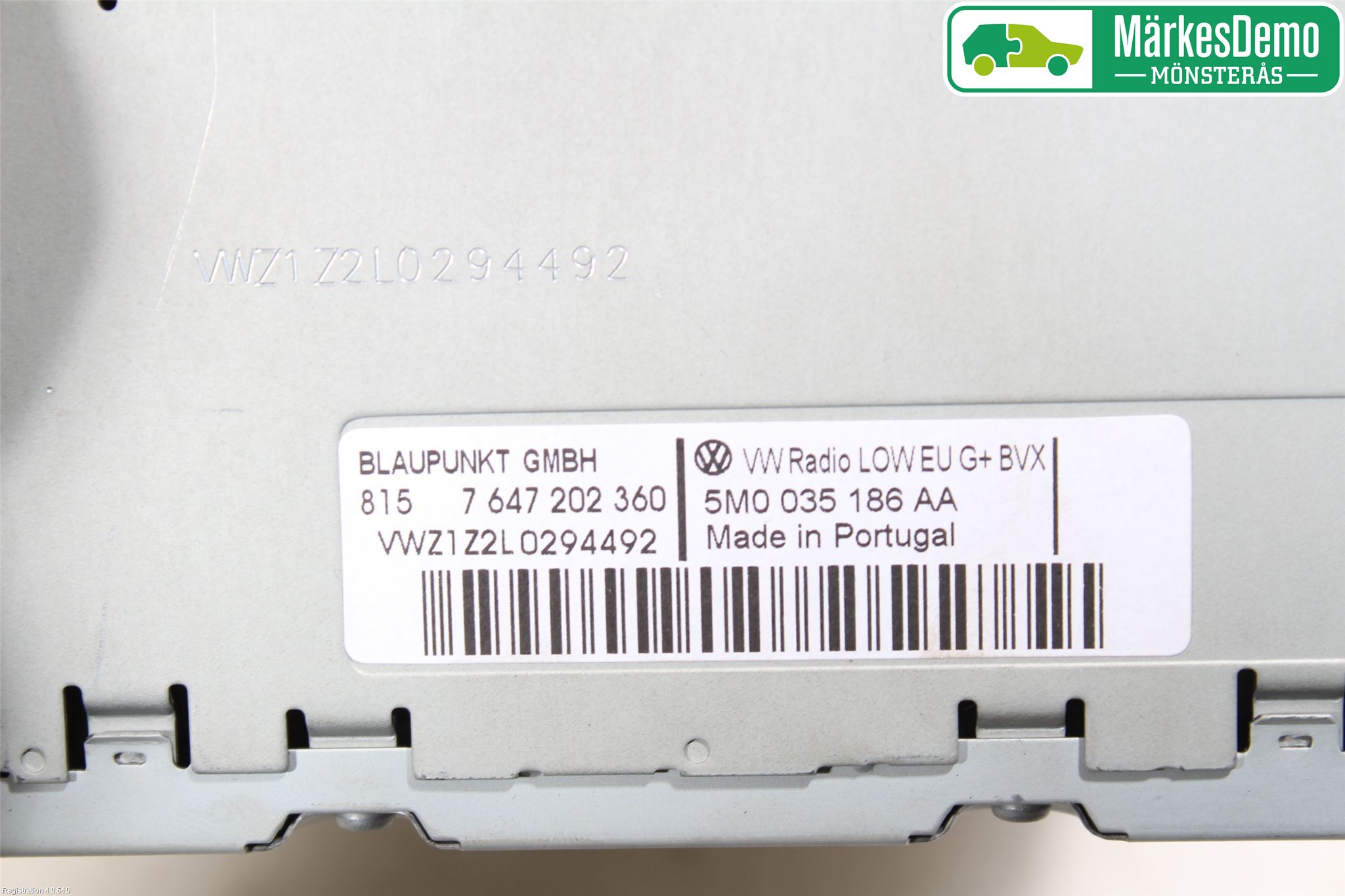 Volkswagen VW TRANSP/CARAVELLE (T5) 04-15 Radio