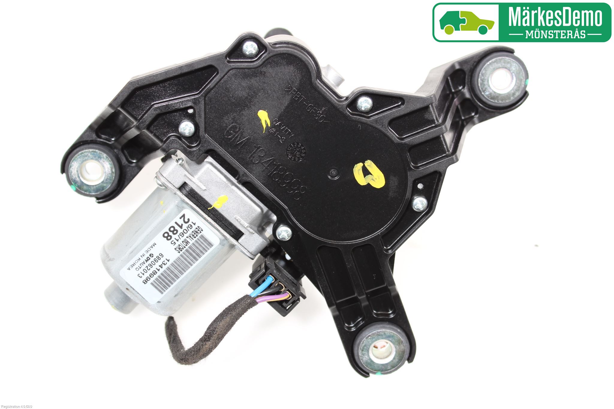 Opel ASTRA K 16-22 Torkarmotor Baklucka