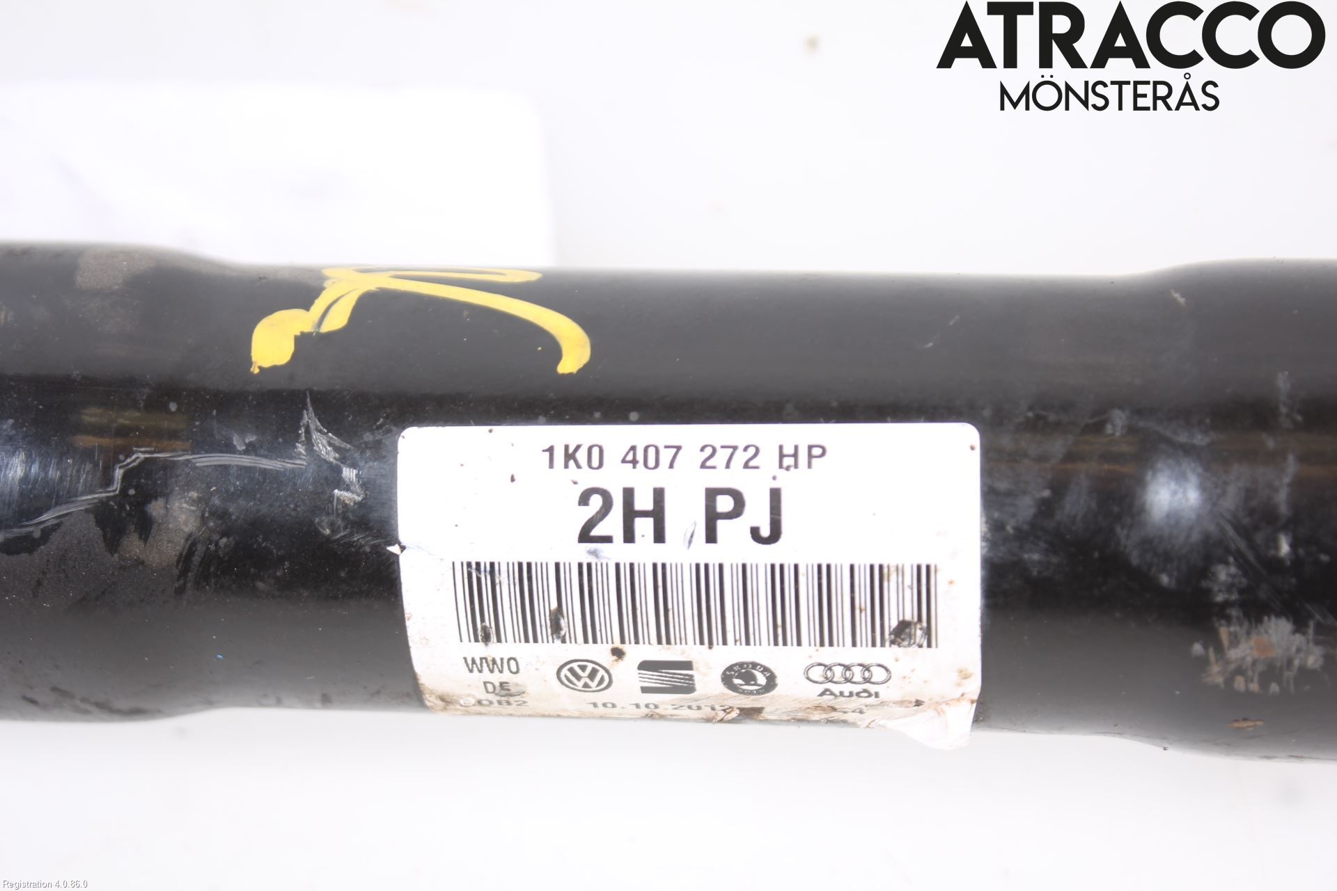 Volkswagen VW PASSAT 11-14 Drivaxel Fram Höger