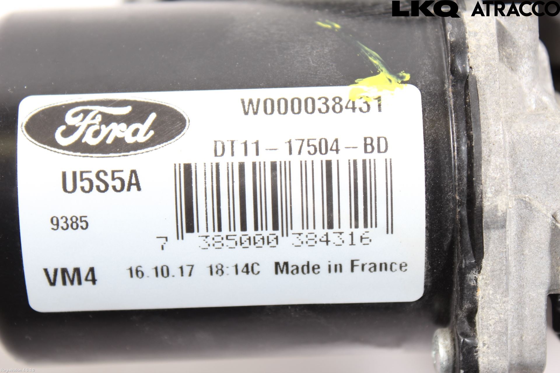 Ford TRANSIT/TOURNEO CONNECT 13-22 Torkarmotor Vindruta