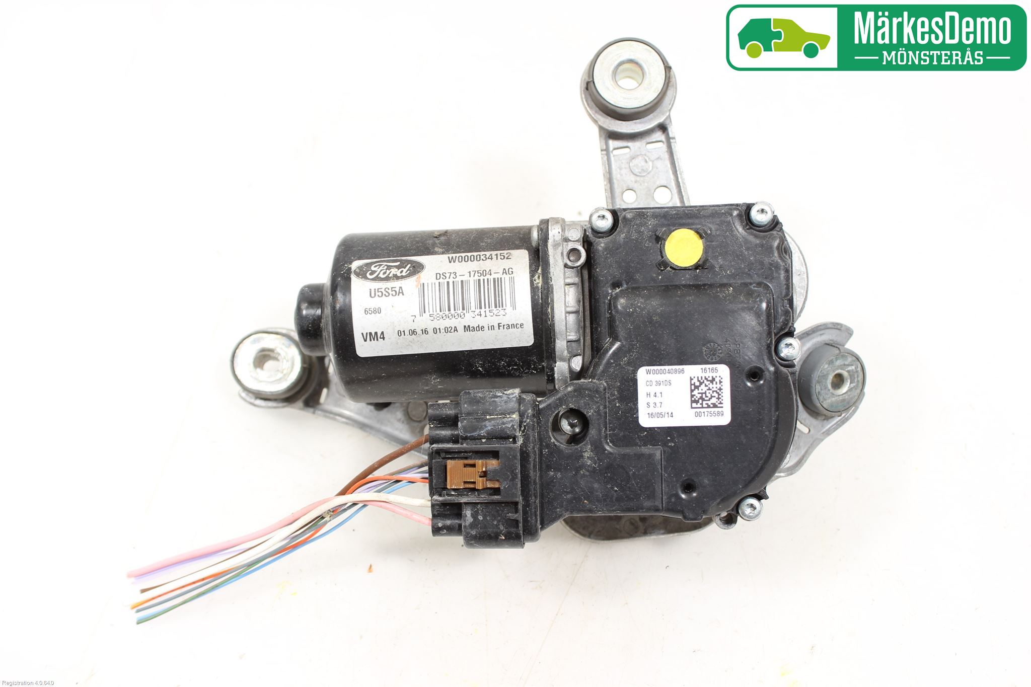 Ford MONDEO 15-22 Torkarmotor Vindruta