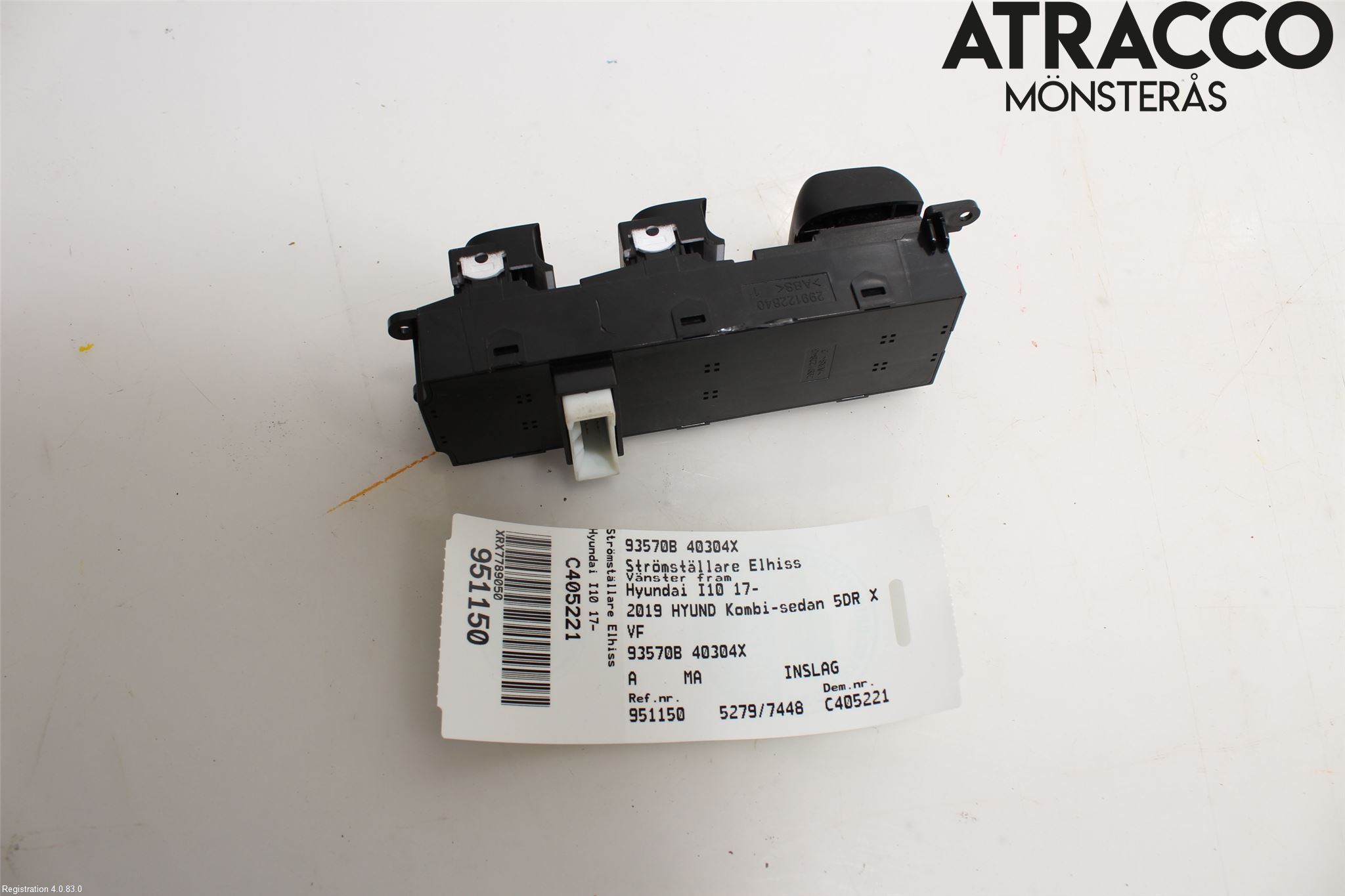 Hyundai i10 BA 17-20 Strömställare Elhiss