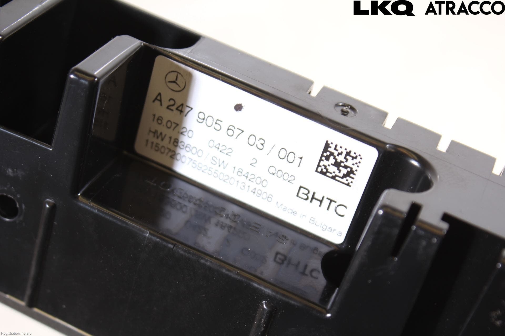 Mercedes-Benz MB CLA-KLASS (C118/X118) 19- Ac Styrenhet Ac Manöveren