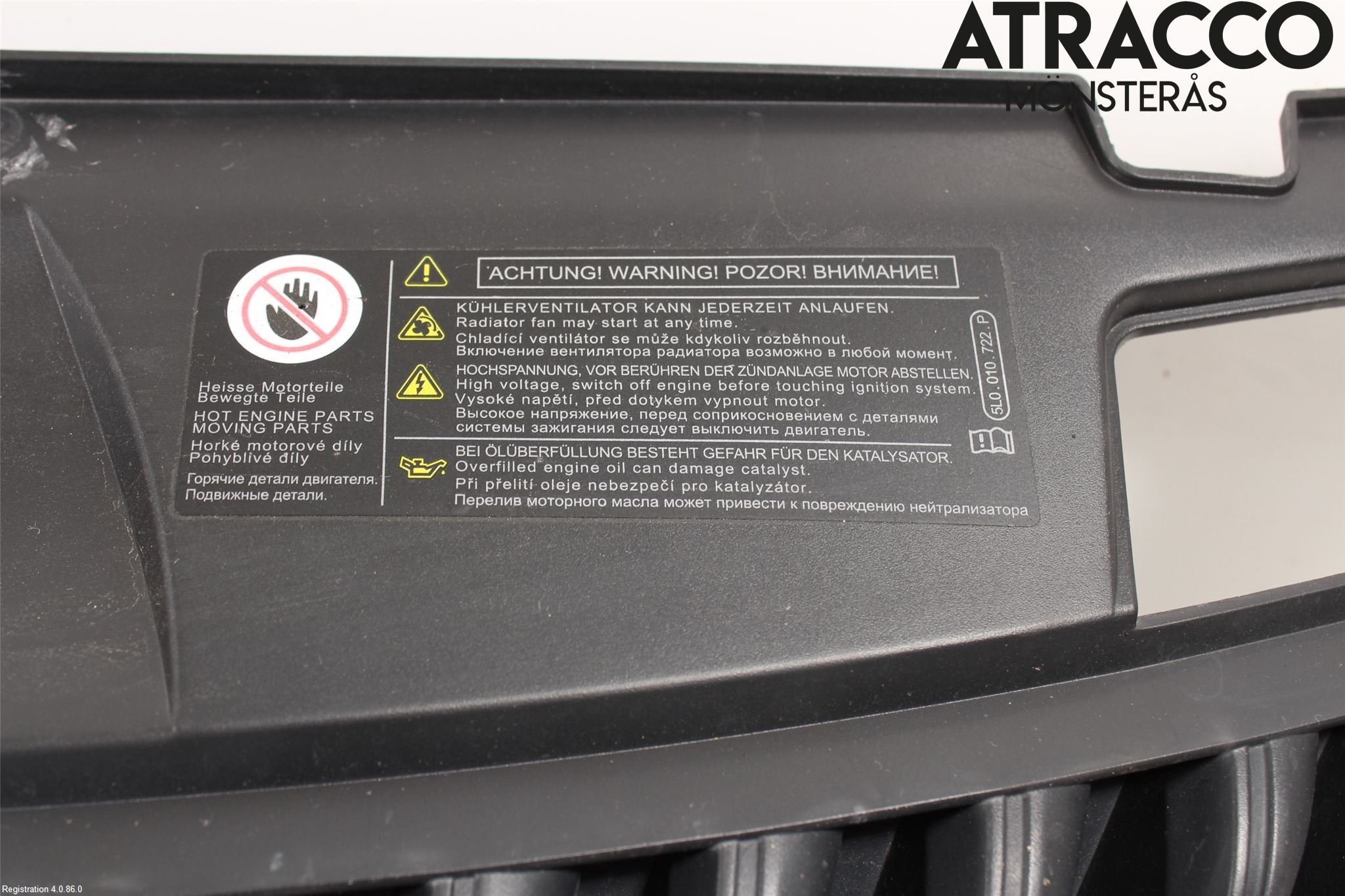 Skoda FABIA 07-14 Grill Komp