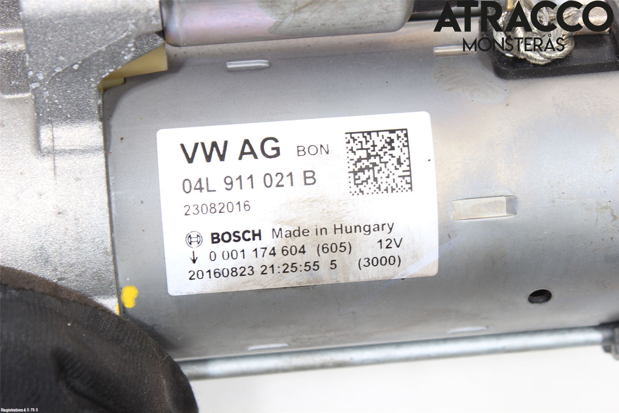 Audi A4/S4 B9 16-19 Startmotor Diesel