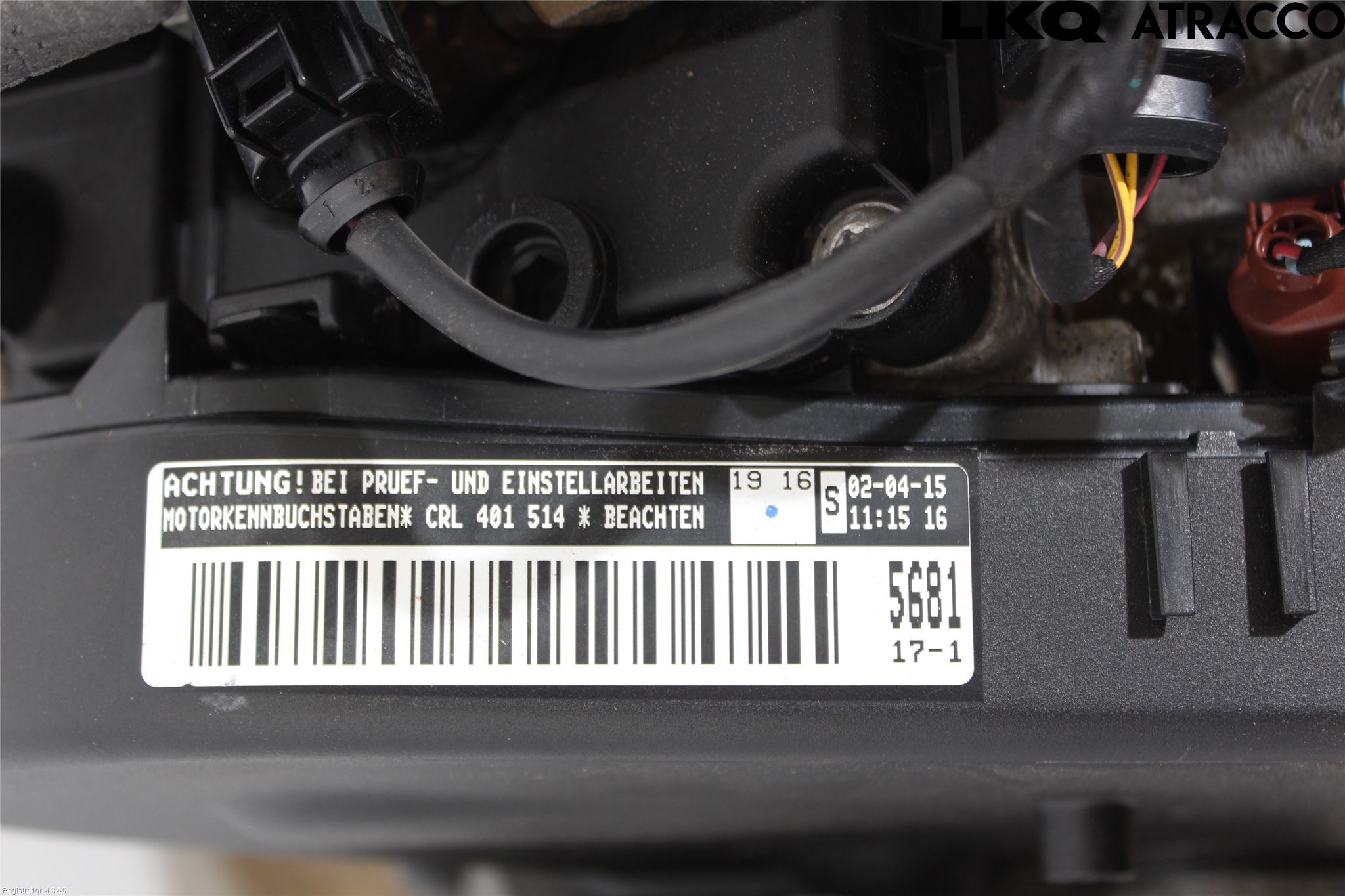 Volkswagen VW PASSAT 15-19 Motor Diesel