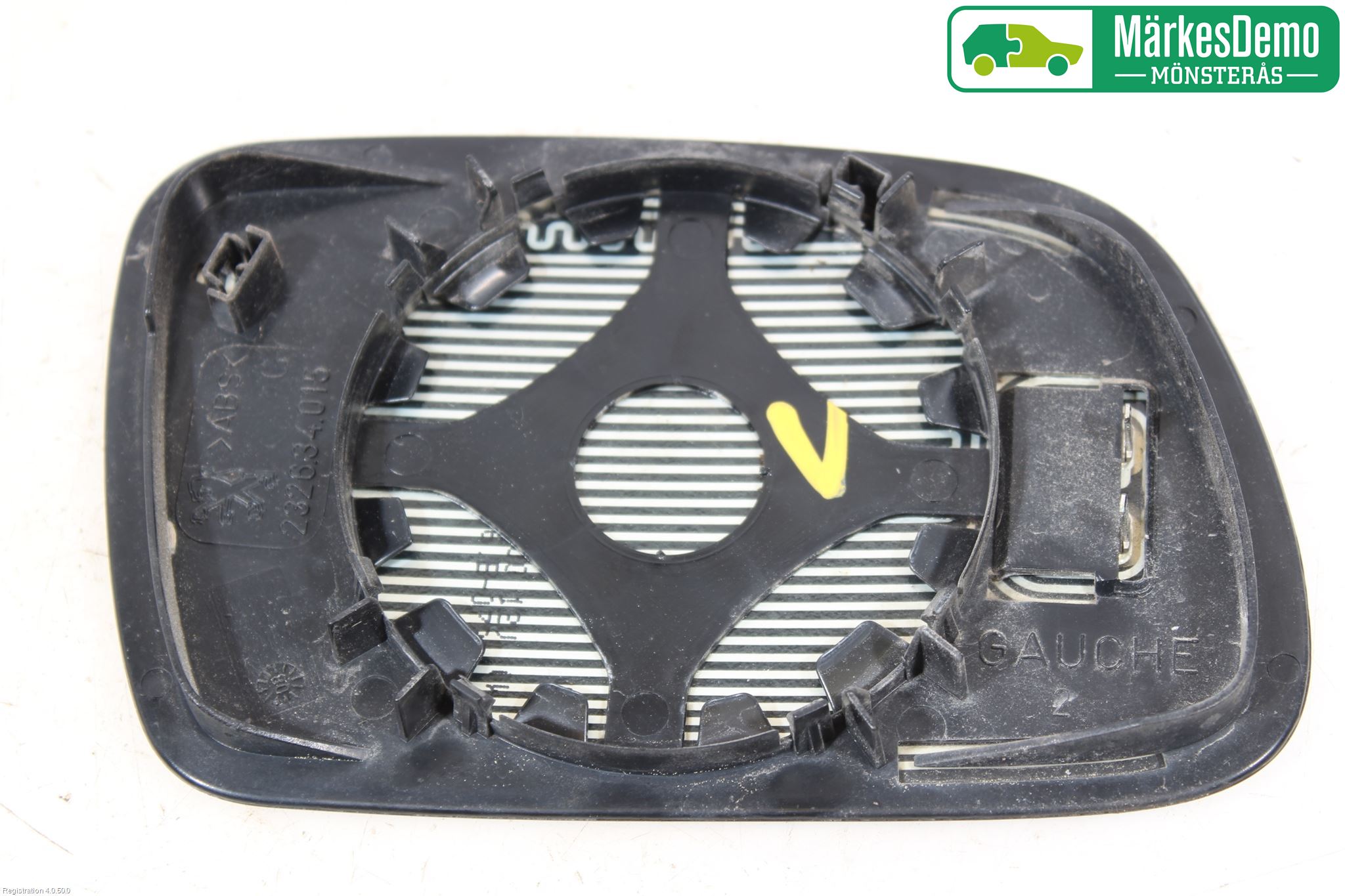Peugeot 307     05-08 Spegelglas Vä
