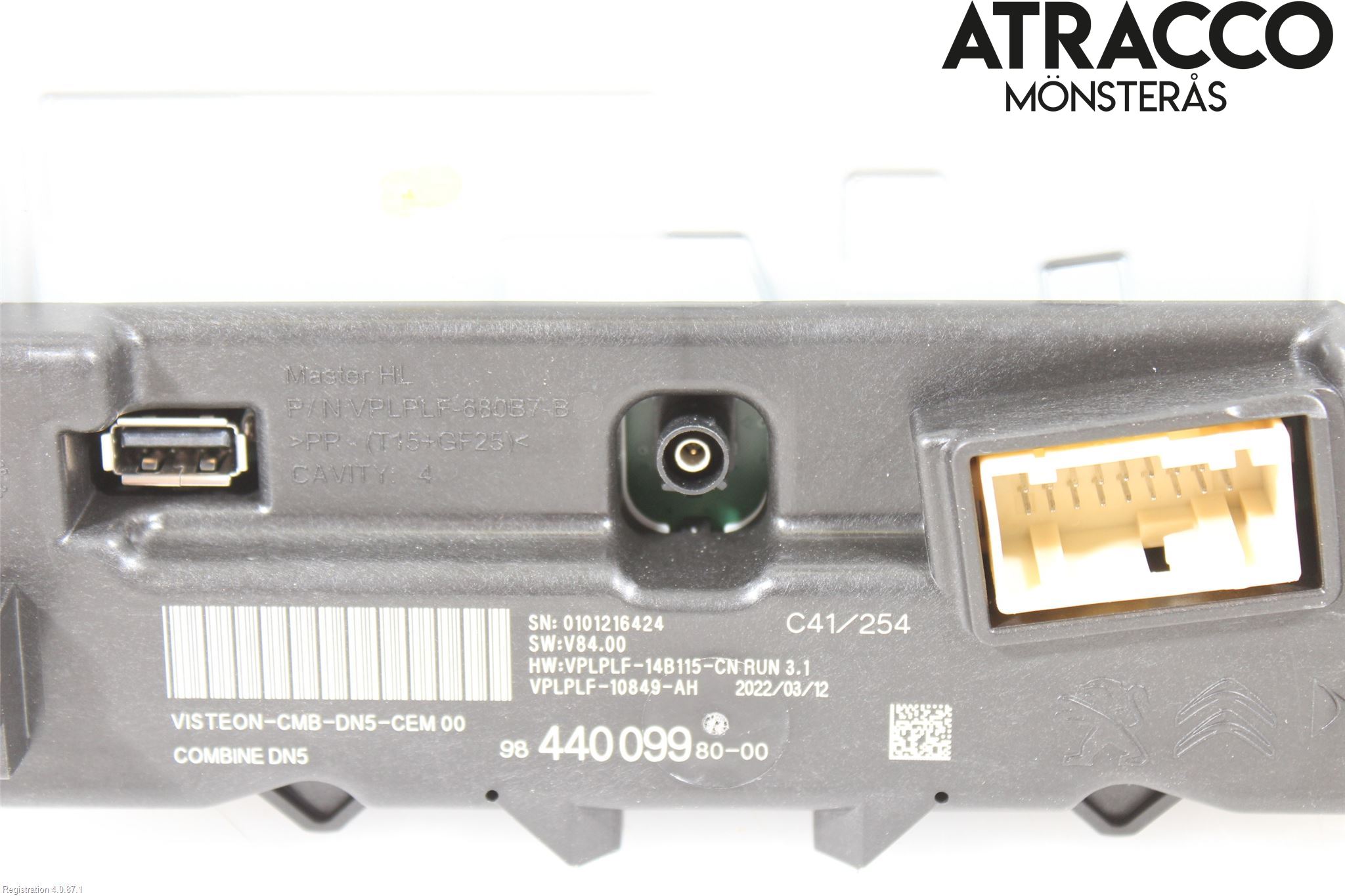 Citroen C4/E-C4 C4X/E-C4X III 21- Instrument Komb