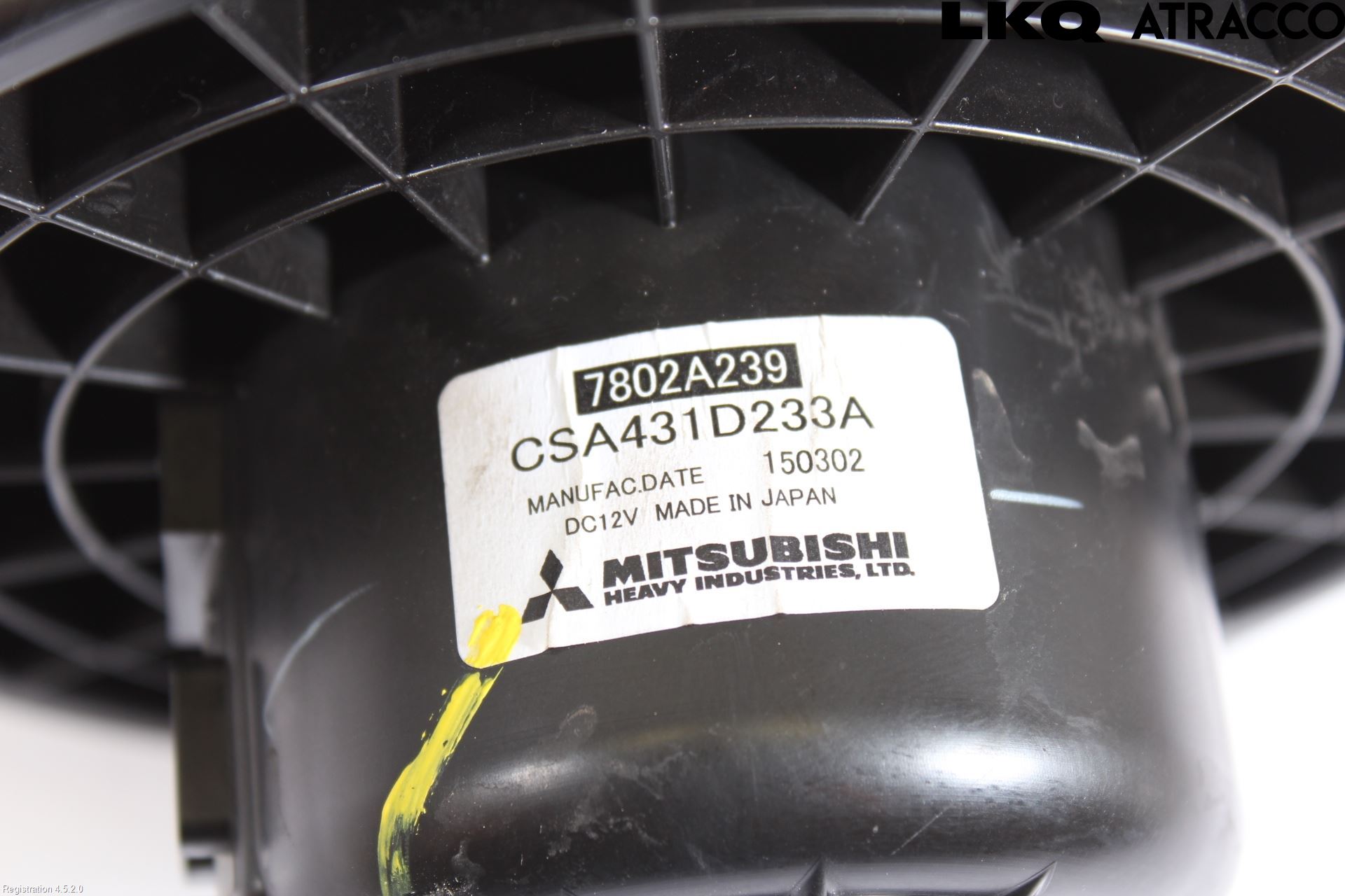 Mitsubishi ASX 10-22 Värmefläkt