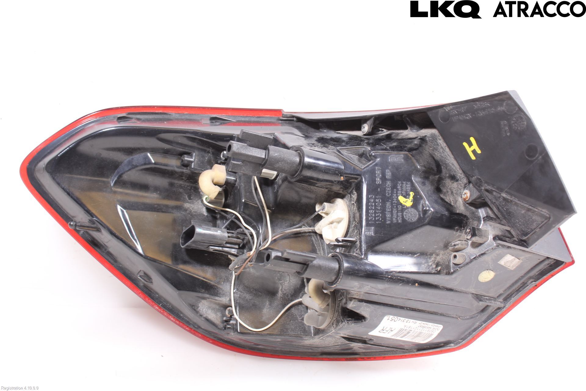 Opel ASTRA J 10-15 Bakljus Höger