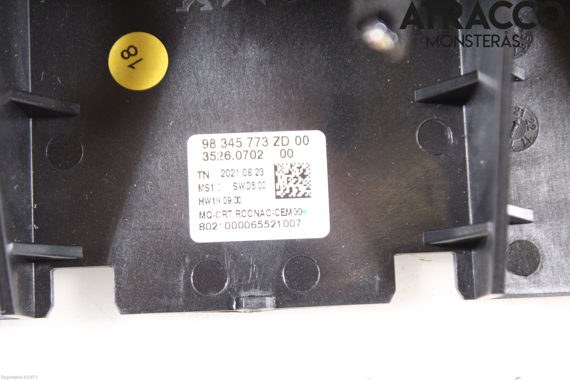 Peugeot PARTNER/E-PARTNER 19- Multifunktionsdisplay