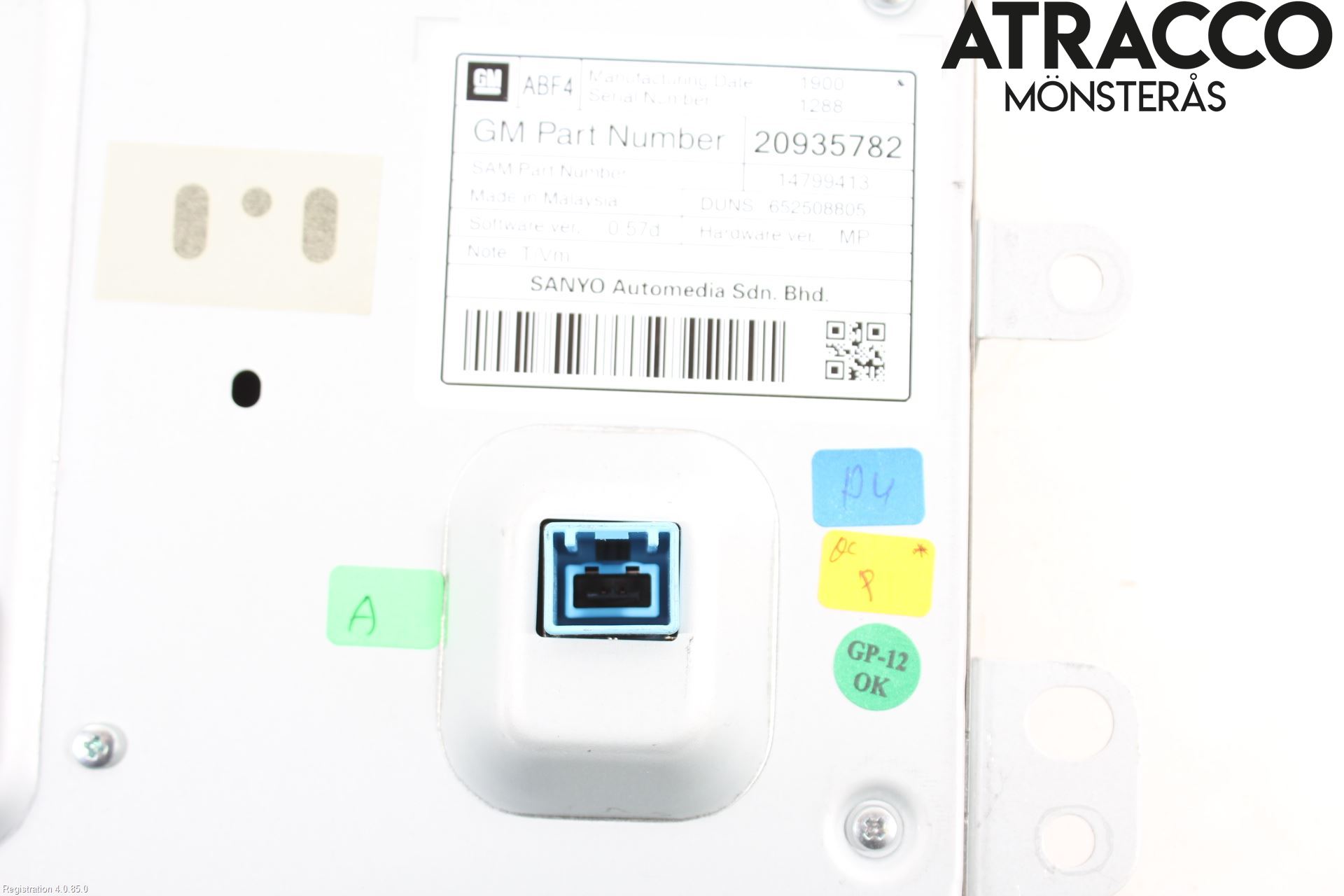 Saab 9-5 10-12 Färddator