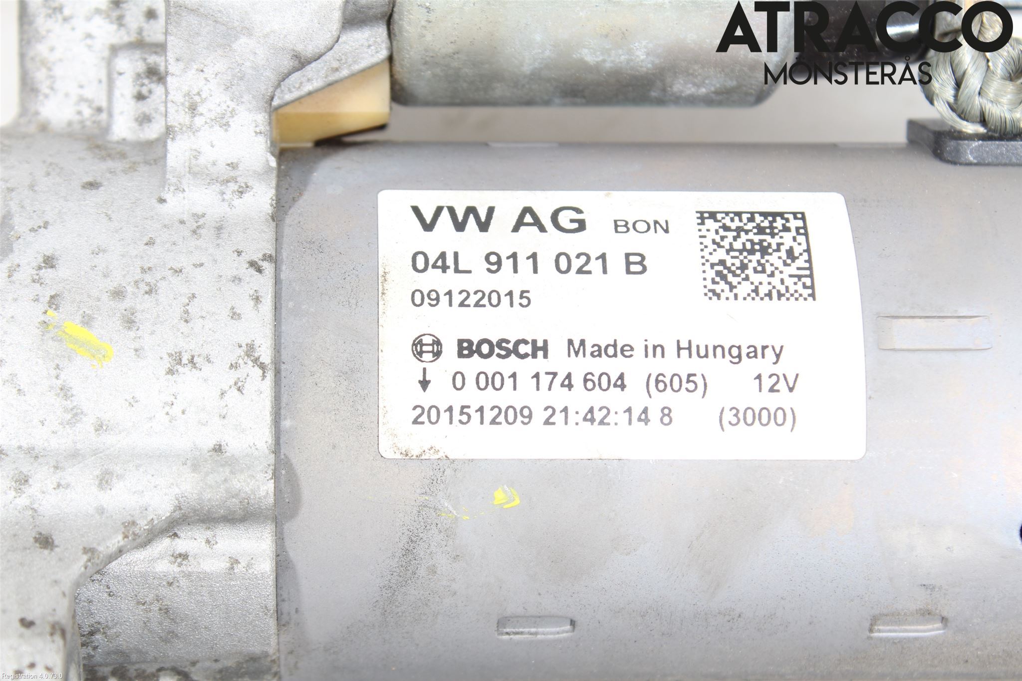 Audi A4/S4 B9 16-19 Startmotor Diesel