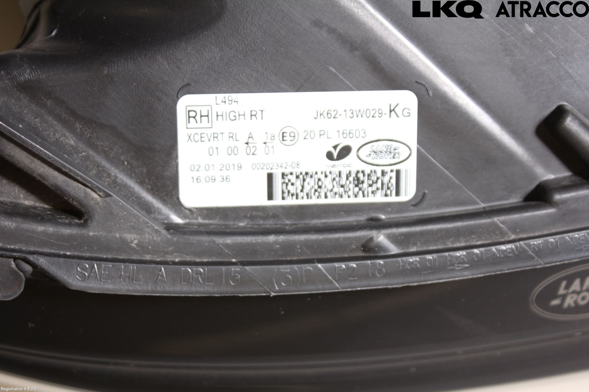 Landrover RANGE ROVER SPORT (L494) 14-22 Strålkastare Höger
