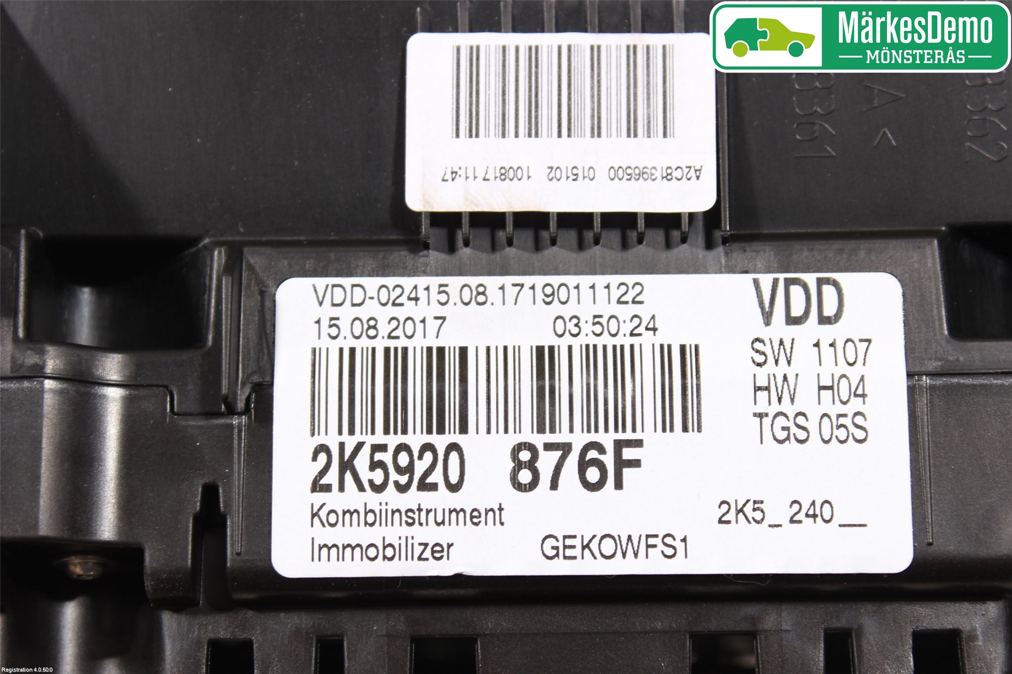 Volkswagen VW CADDY 16-20 Instrument Komb