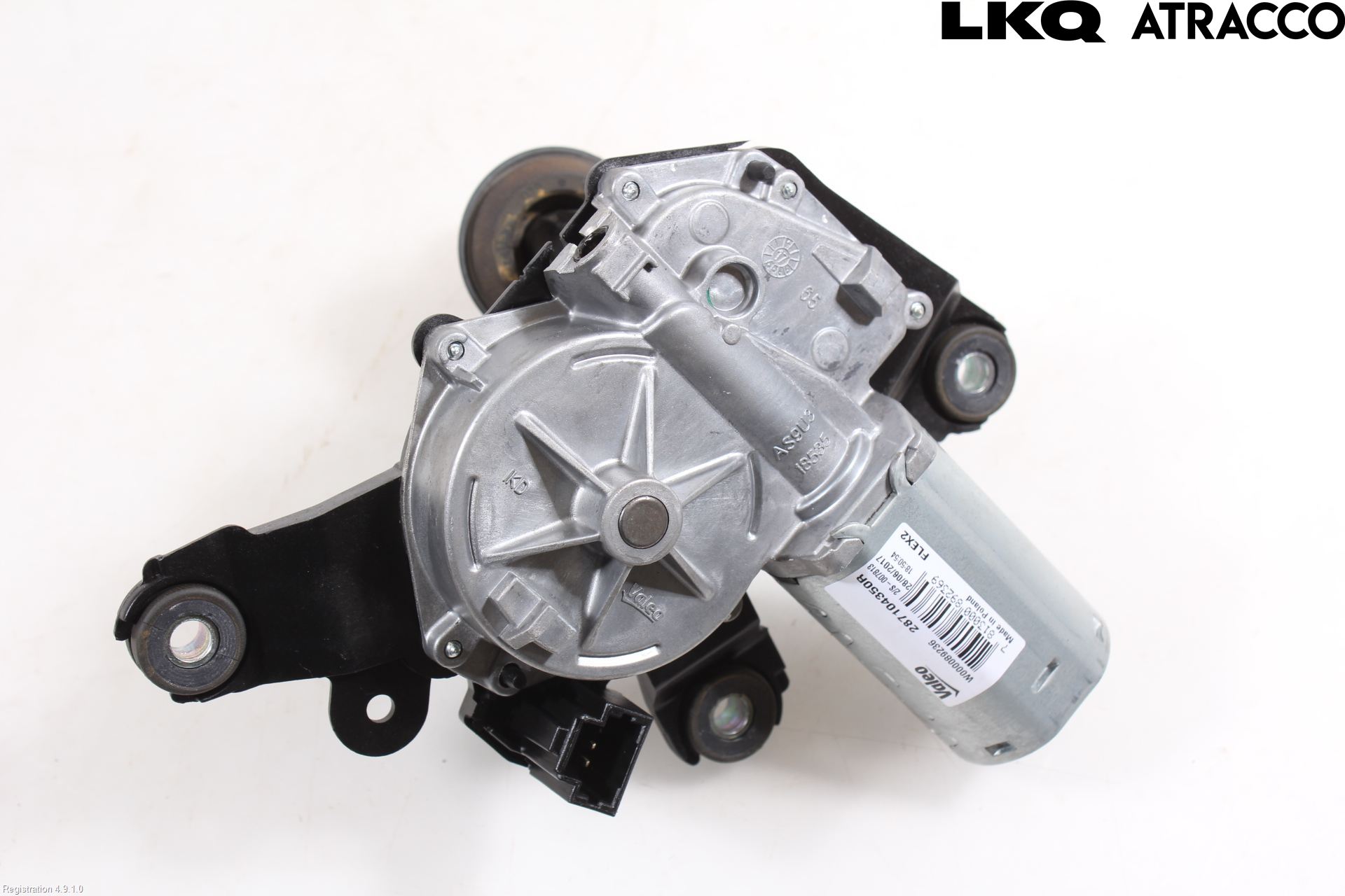 Dacia DUSTER 18-24 Torkarmotor Baklucka