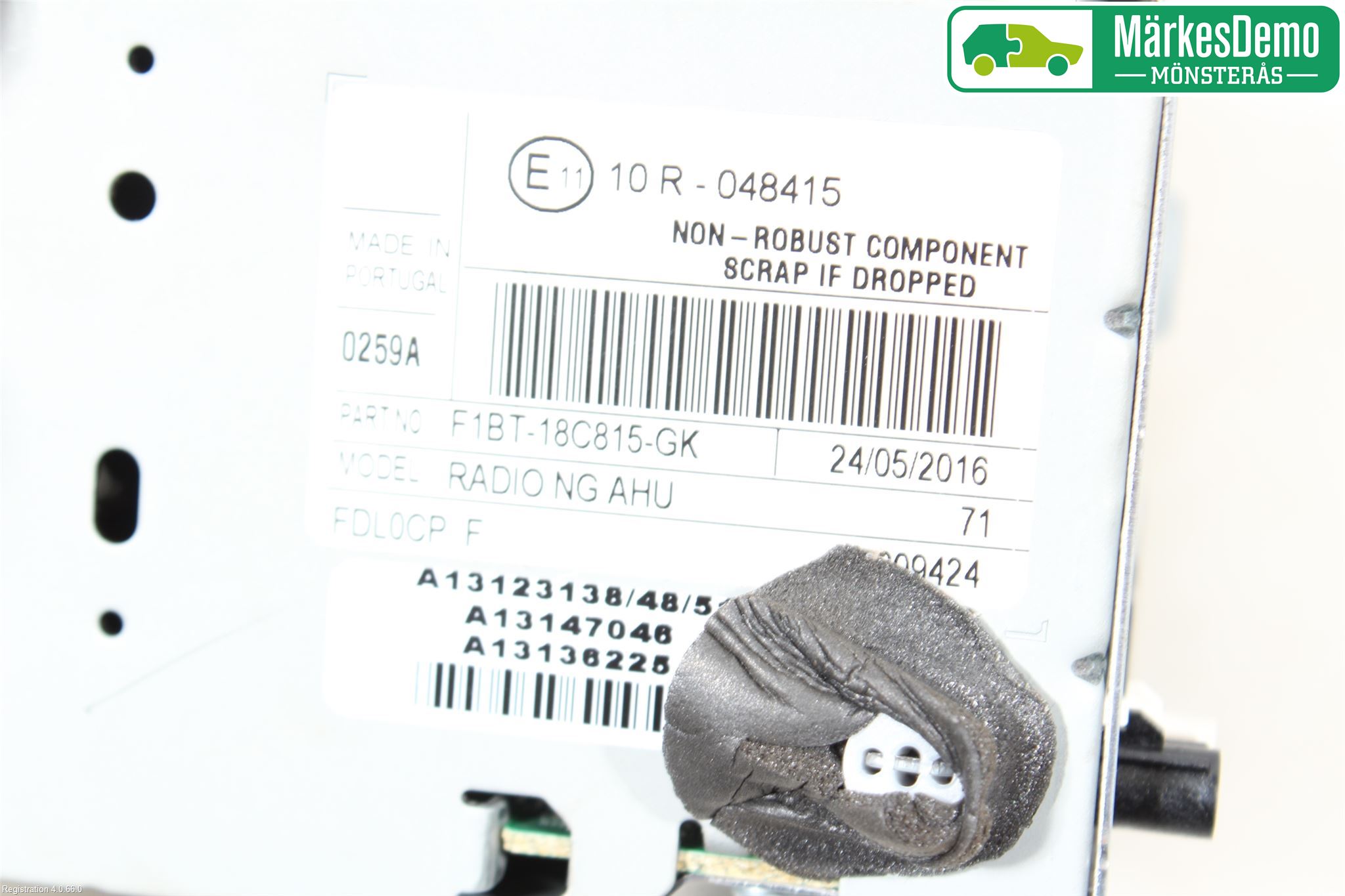 Ford TRANSIT/TOURNEO CONNECT 13-22 Radio