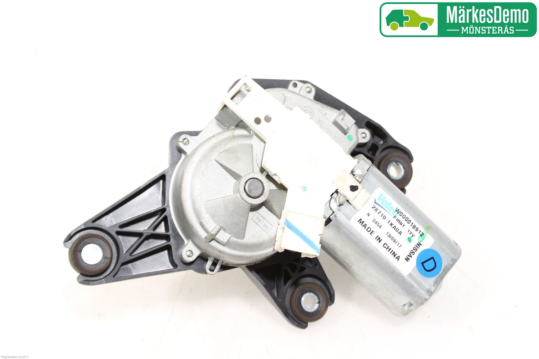 Nissan JUKE 10-14 Torkarmotor Baklucka