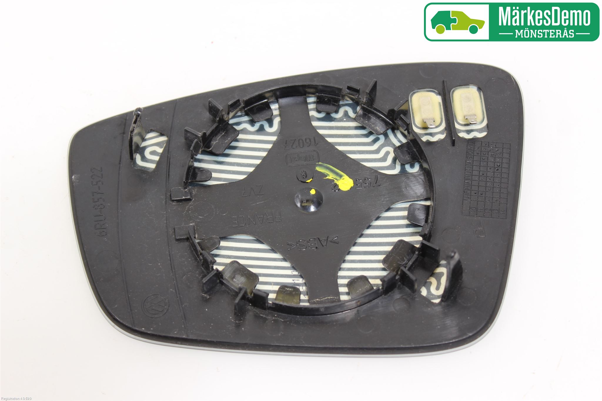 Volkswagen VW UP! / E-UP! Spegelglas Hö