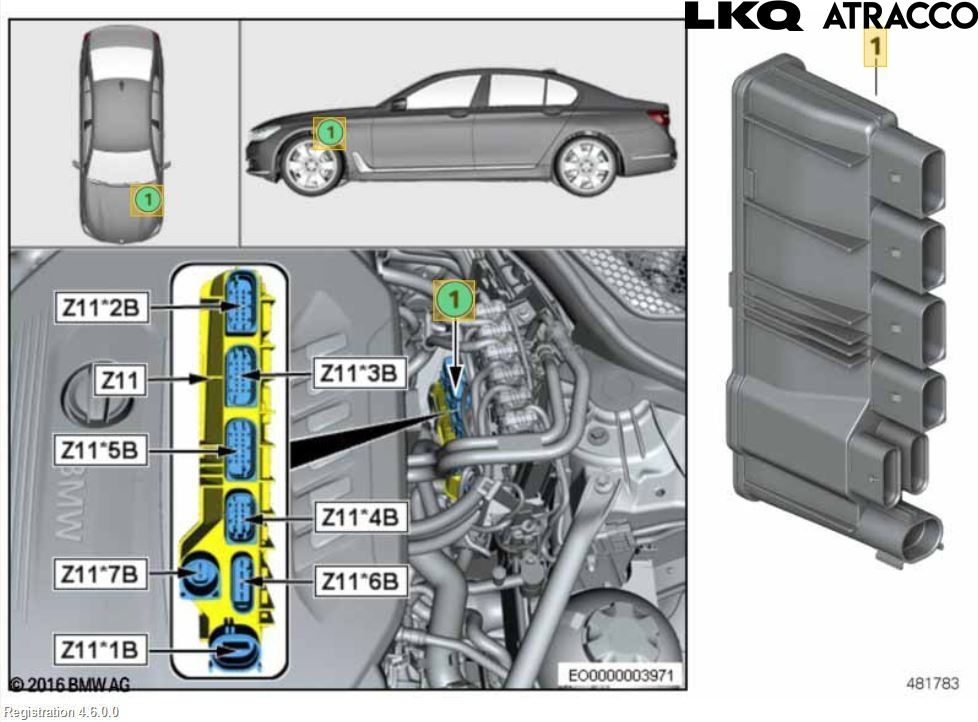 BMW 5 G30/G31/F90 17-23 Styrenhet Övrigt