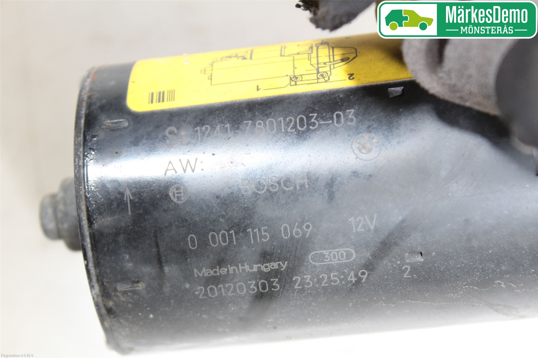 BMW 3 E90/91 SED/TOU 05-12 Startmotor Diesel