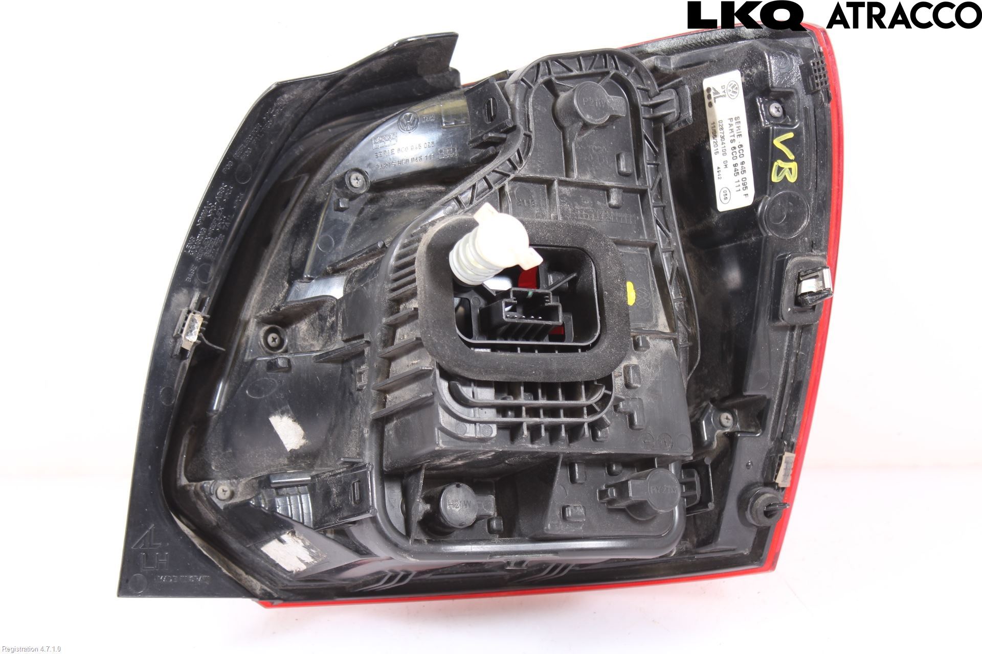 Volkswagen VW POLO 10-17 Bakljus Vänster