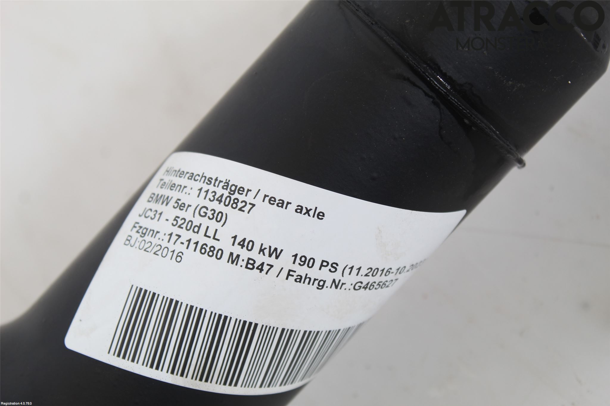 BMW 5 G30/G31/F90 17-23 Mellanaxel Komp