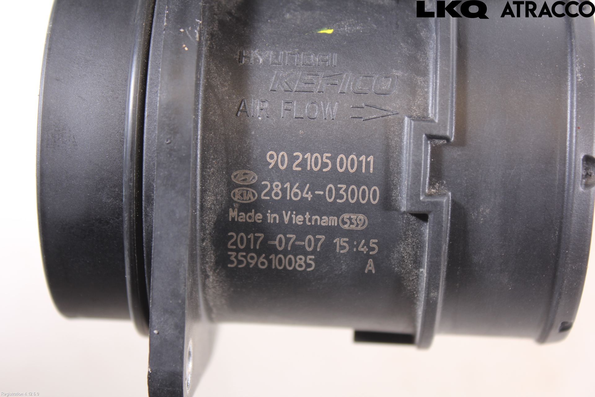 Kia NIRO (DE) 17-22 Injluftmassamätare