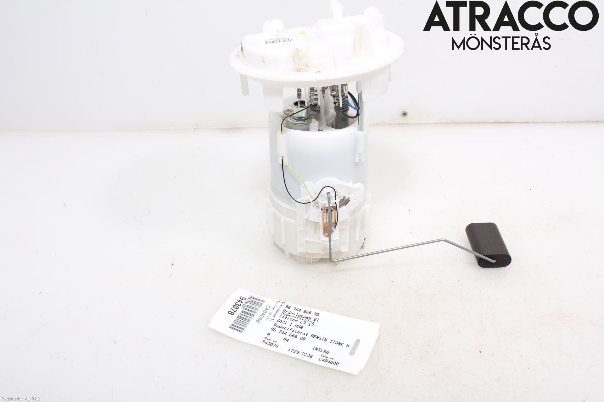 Citroen COTROEN C3 17-24 Bränslepump El