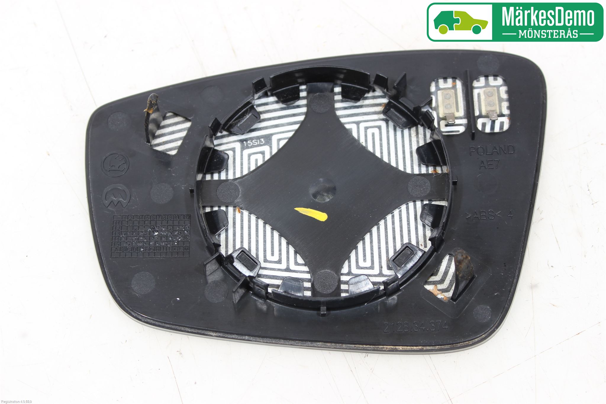 Skoda FABIA 15-21 Spegelglas Hö