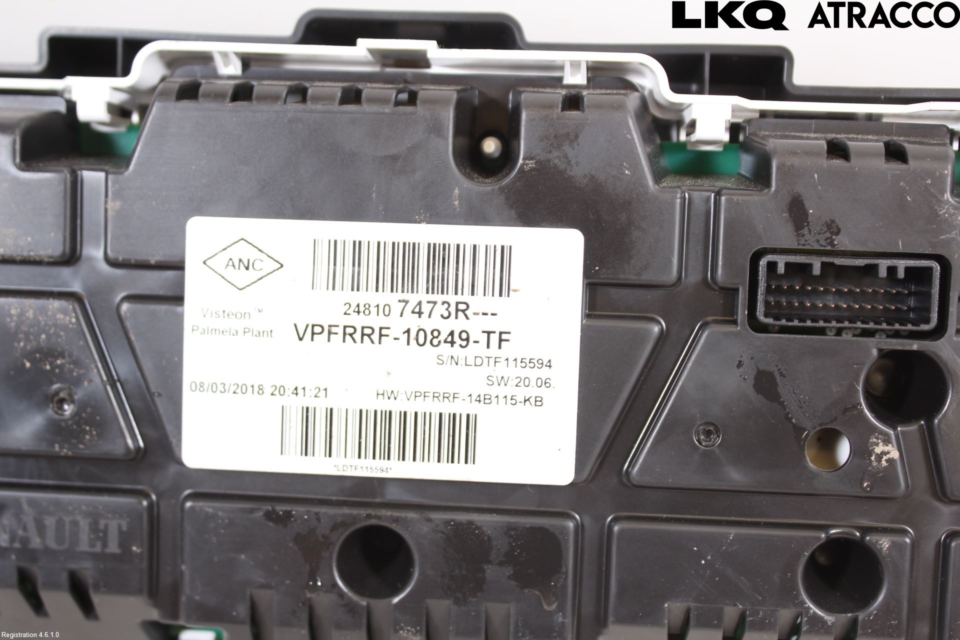 Opel VIVARO 15-19 Instrument Komb