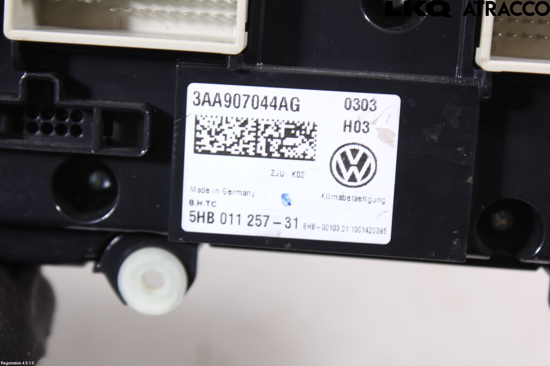 Volkswagen VW TOURAN 10-15 Ac Styrenhet Ac Manöveren