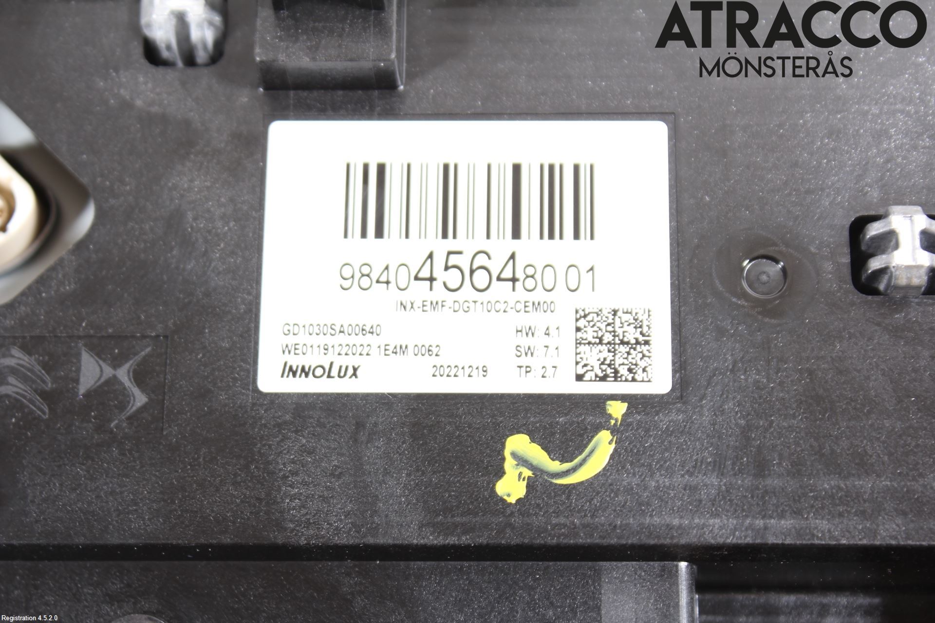 Citroen C4/E-C4 C4X/E-C4X III 21- Multifunktionsdisplay