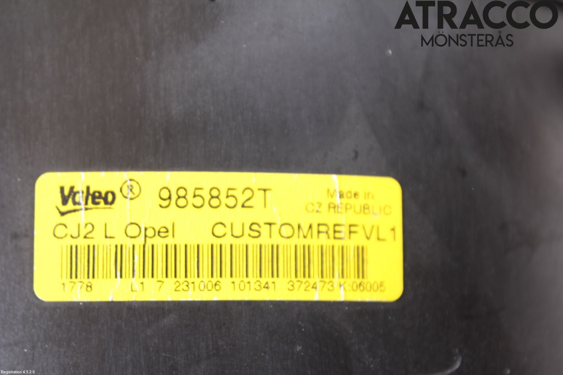 Opel VECTRA C 06-08 Torkarmotor Baklucka