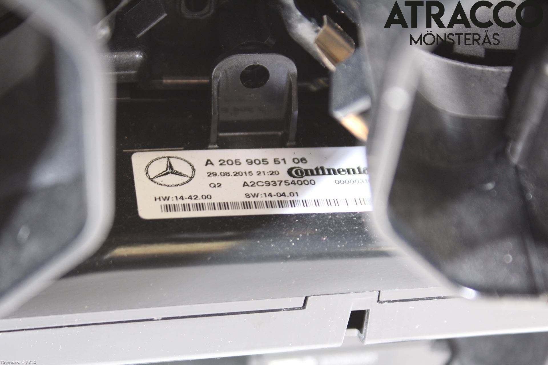 Mercedes-Benz MB C-KLASS (W205) 14-21 Ac Styrenhet Ac Manöveren