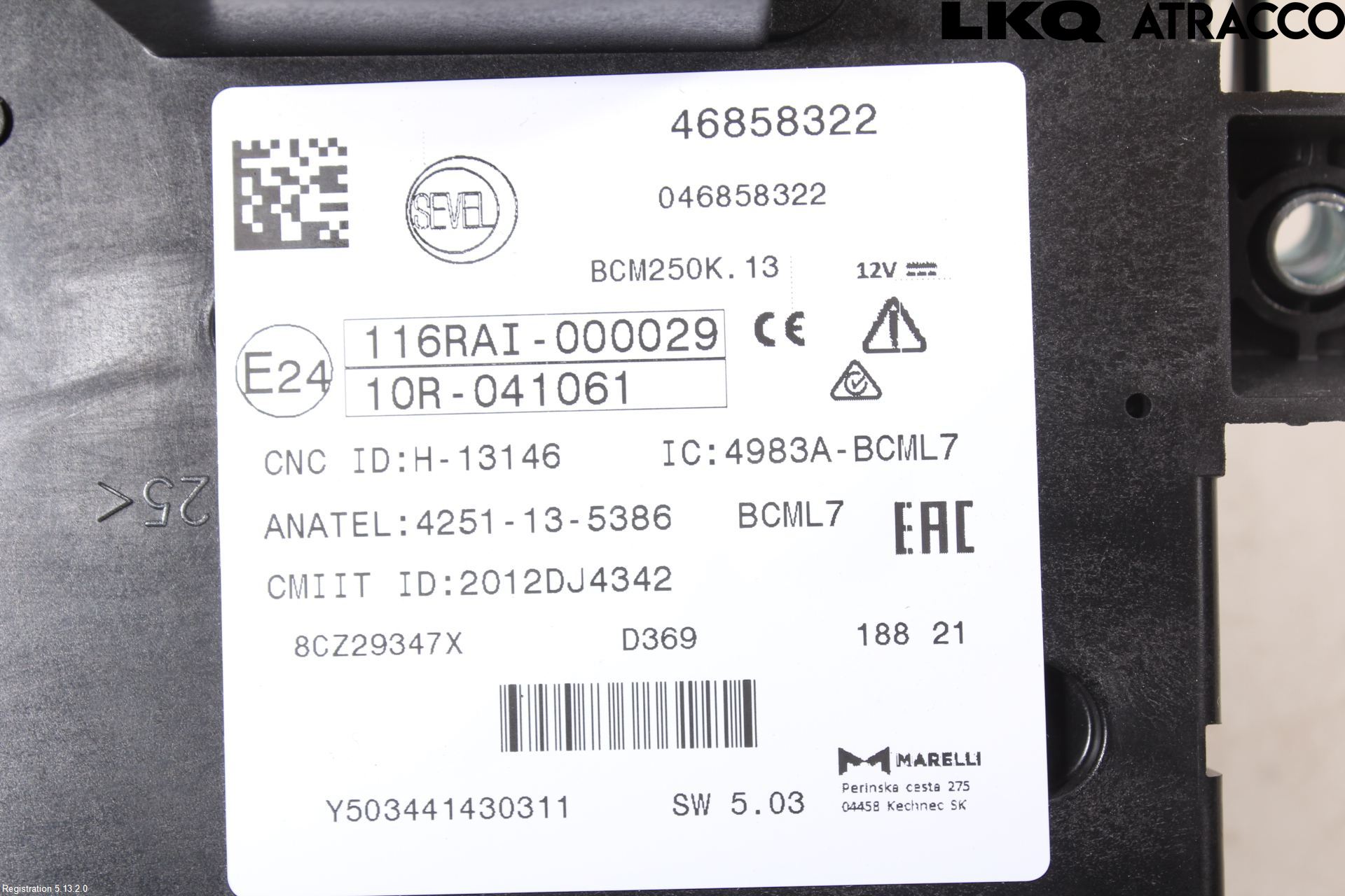 Fiat DUCATO 15-23 Säkringsdosa-Elcentral